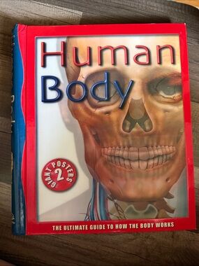 Human Body Learning Book for Kids - Red and Blue